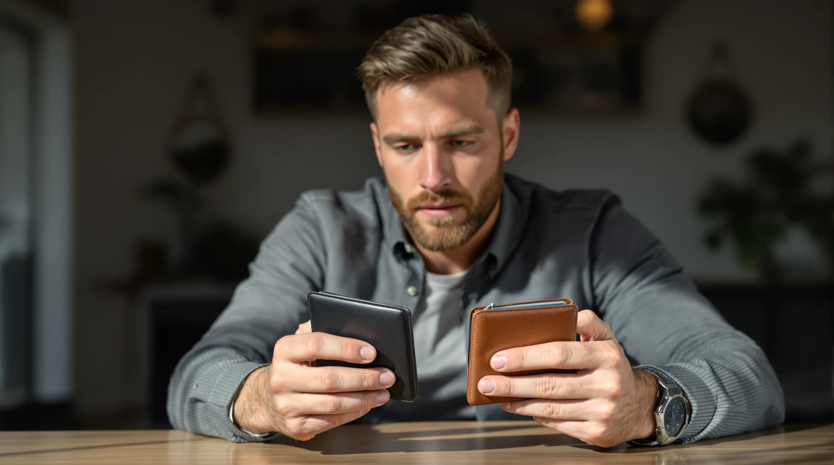Portefeuille homme : la couleur noire ou marron, comment bien choisir